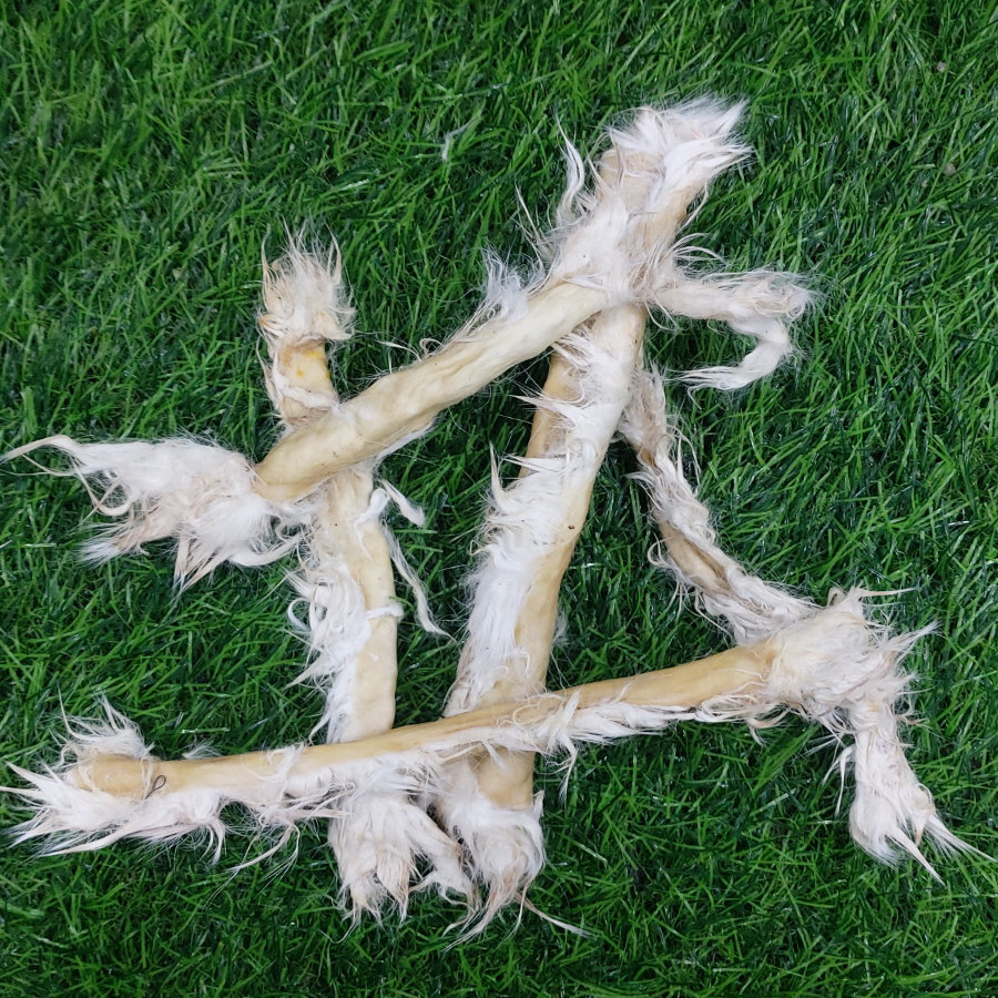 Air dried rabbit skins